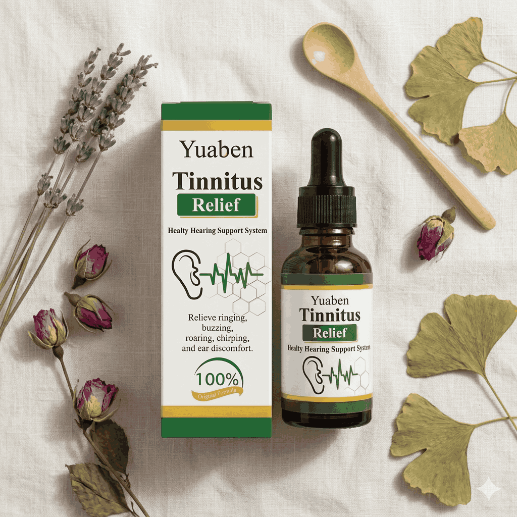 Tinnitus Relief Drops – Natural Ear Care Solution, 60ml