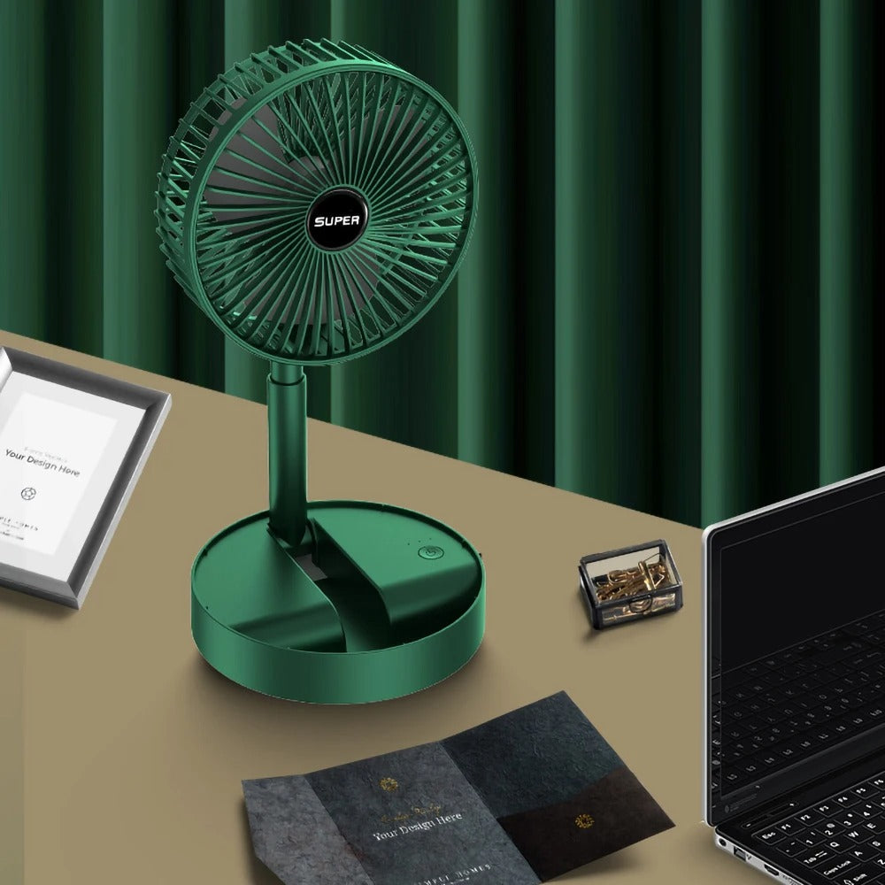Silent Table Fan – Compact Desk Cooling Fan