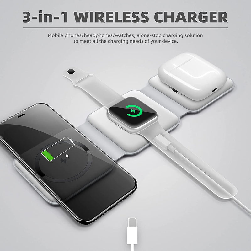 3-in-1 Wireless Charging Pad stand mode