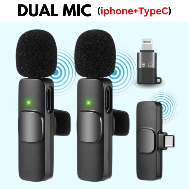 FunBug K8 K9 K35 Wireless Lavalier Microphone