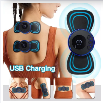 Rechargeable EMS Neck & Body Massager Pad - Muscle Pain Relief