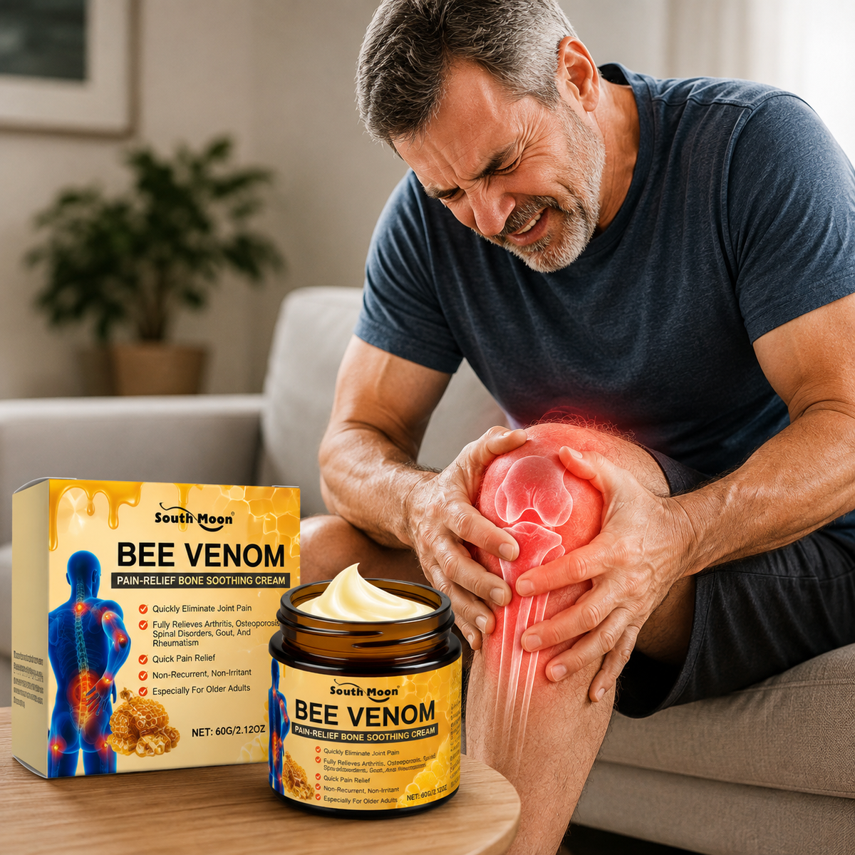 South Moon - Bee Venom Pain Relief Soothing Cream