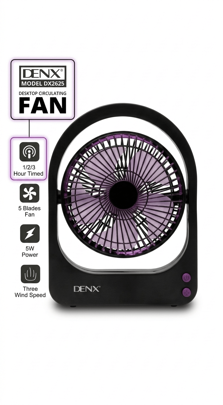 Denx - Desktop Circulating Fan