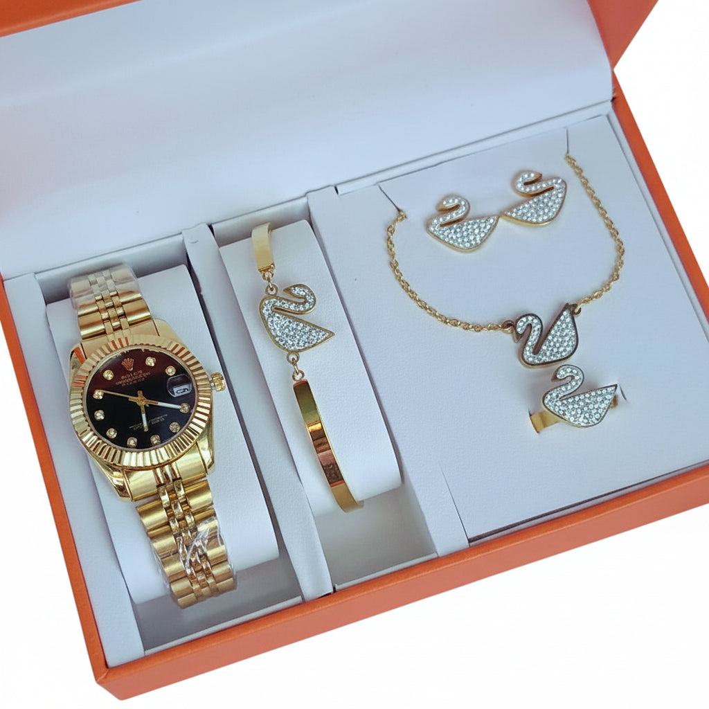 Lustre & Time Women Watch set