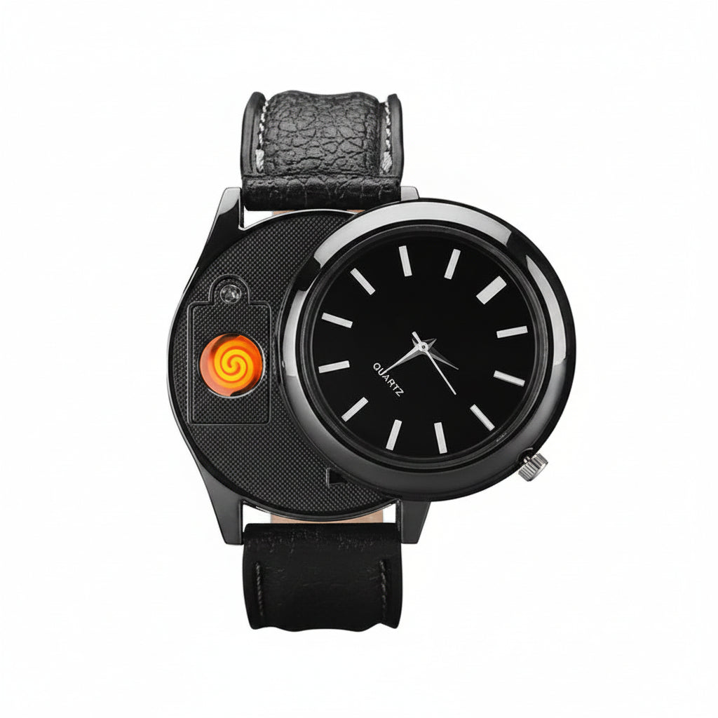 New Military USB Lighter Watch