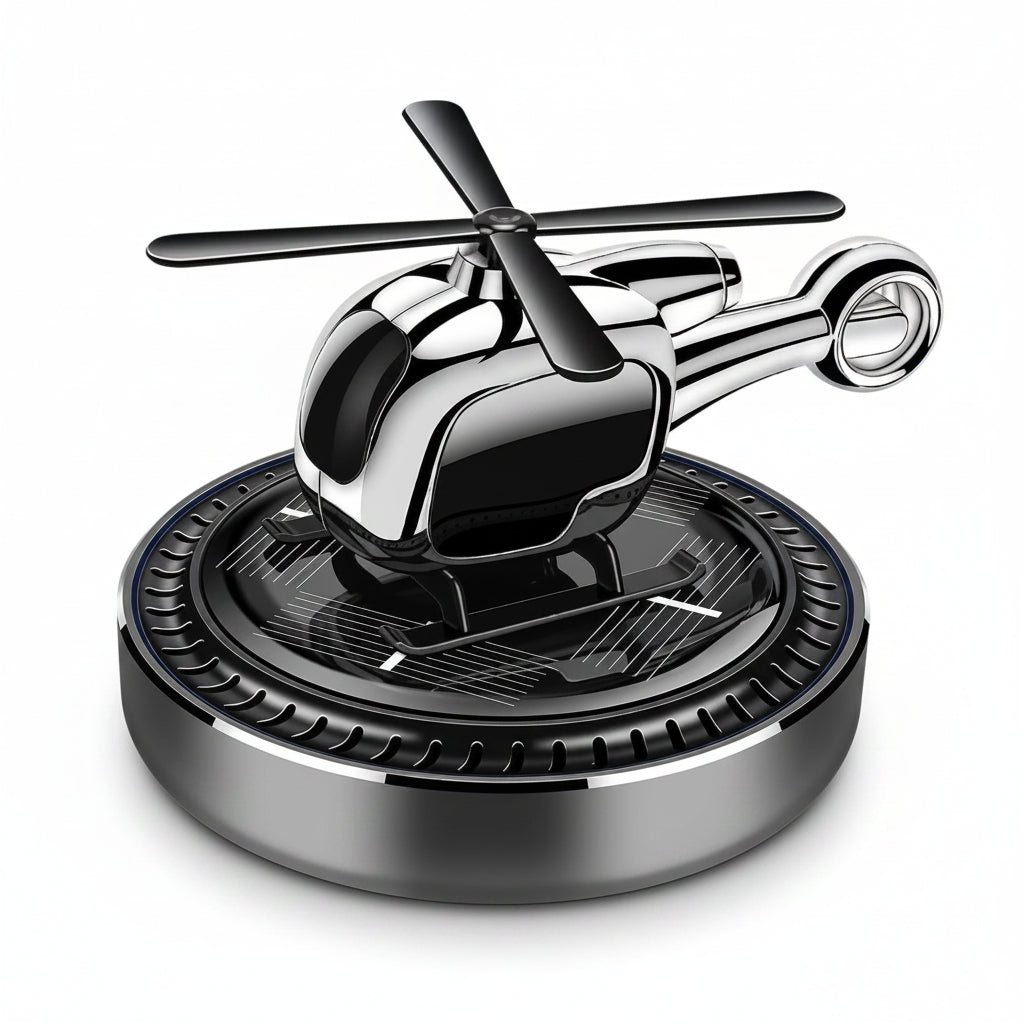Solar Helicopter Car Air Freshener